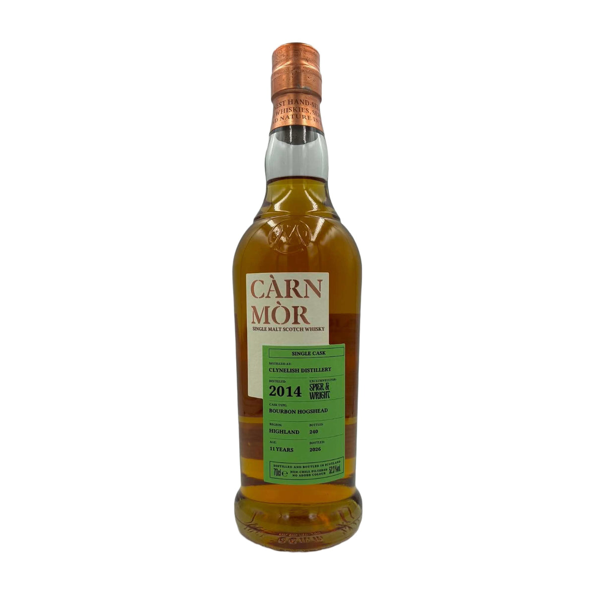 Carn Mor Clynelish 2014 11 Year Old Single Cask Scotch Whisky 700ml bottle