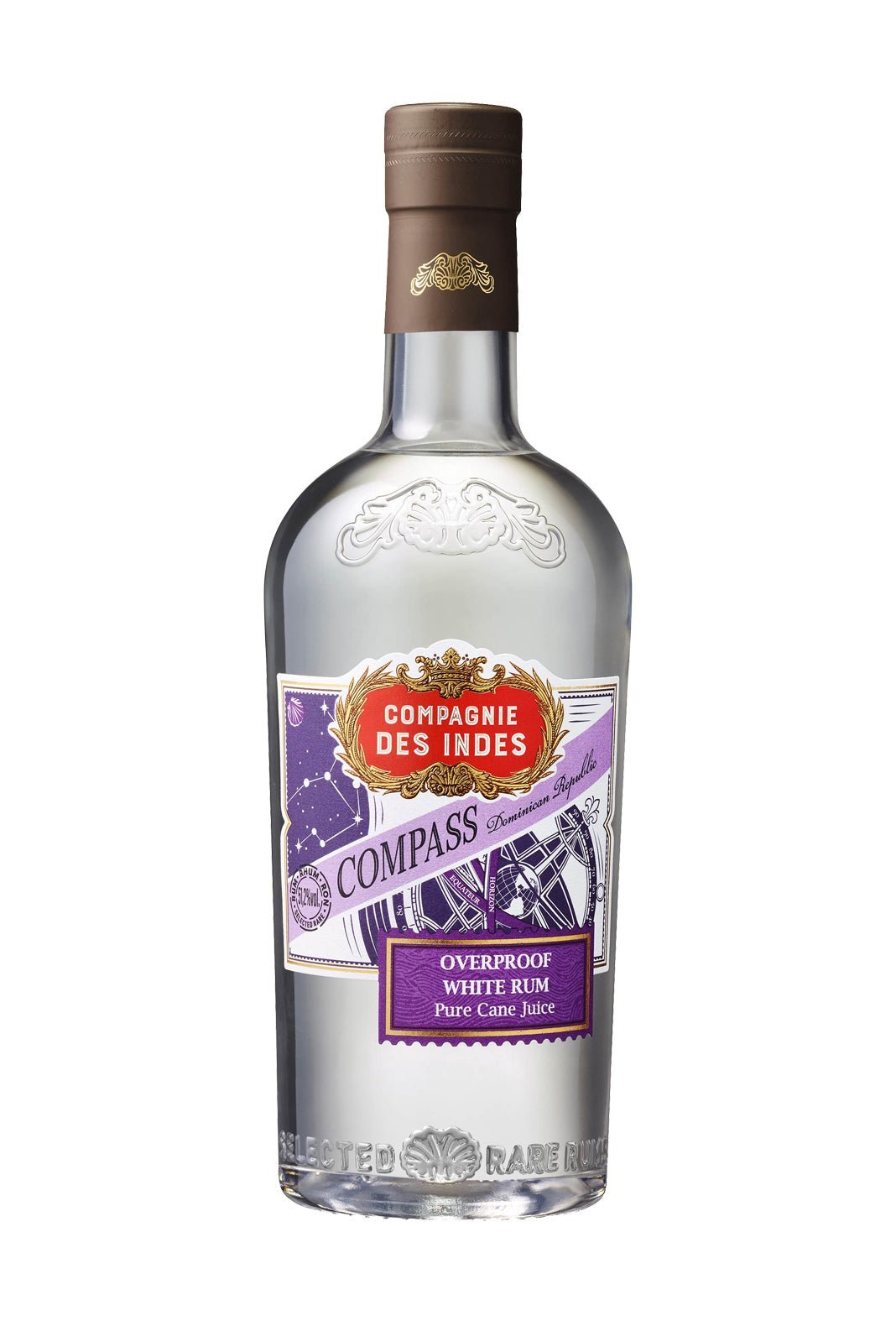 Compagnie des Indes Compass Overproof White Rum 51.2% 700ml - Rum - Liquor Wine Cave