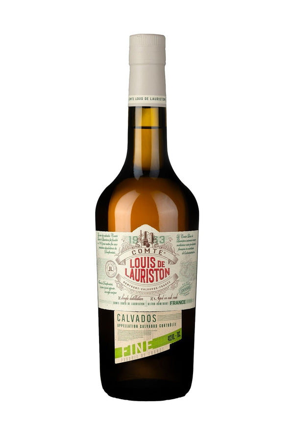 Comte Louis de Lauriston Calvados Domfrontais Fine 2 years 40% 700ml | Brandy | Shop online at Liquor Wine Cave
