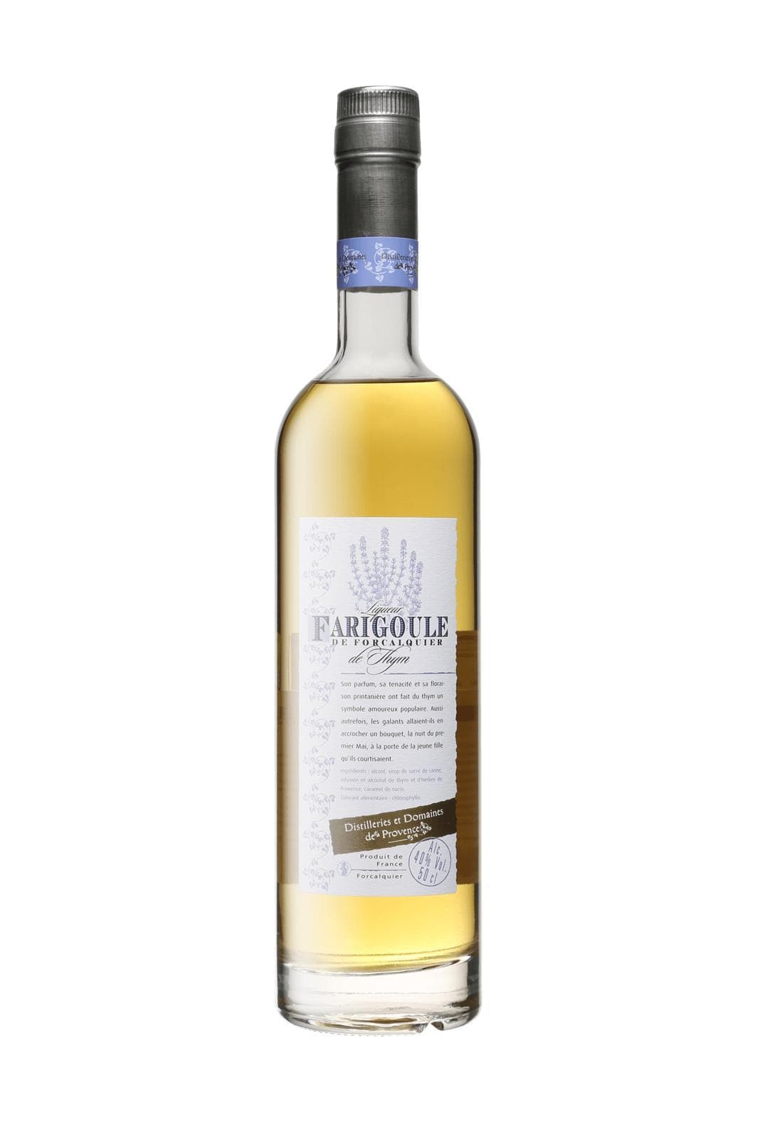 Distillerie et Domaines de Provence Farigoule (Thyme) Liqueur 40% 500ml