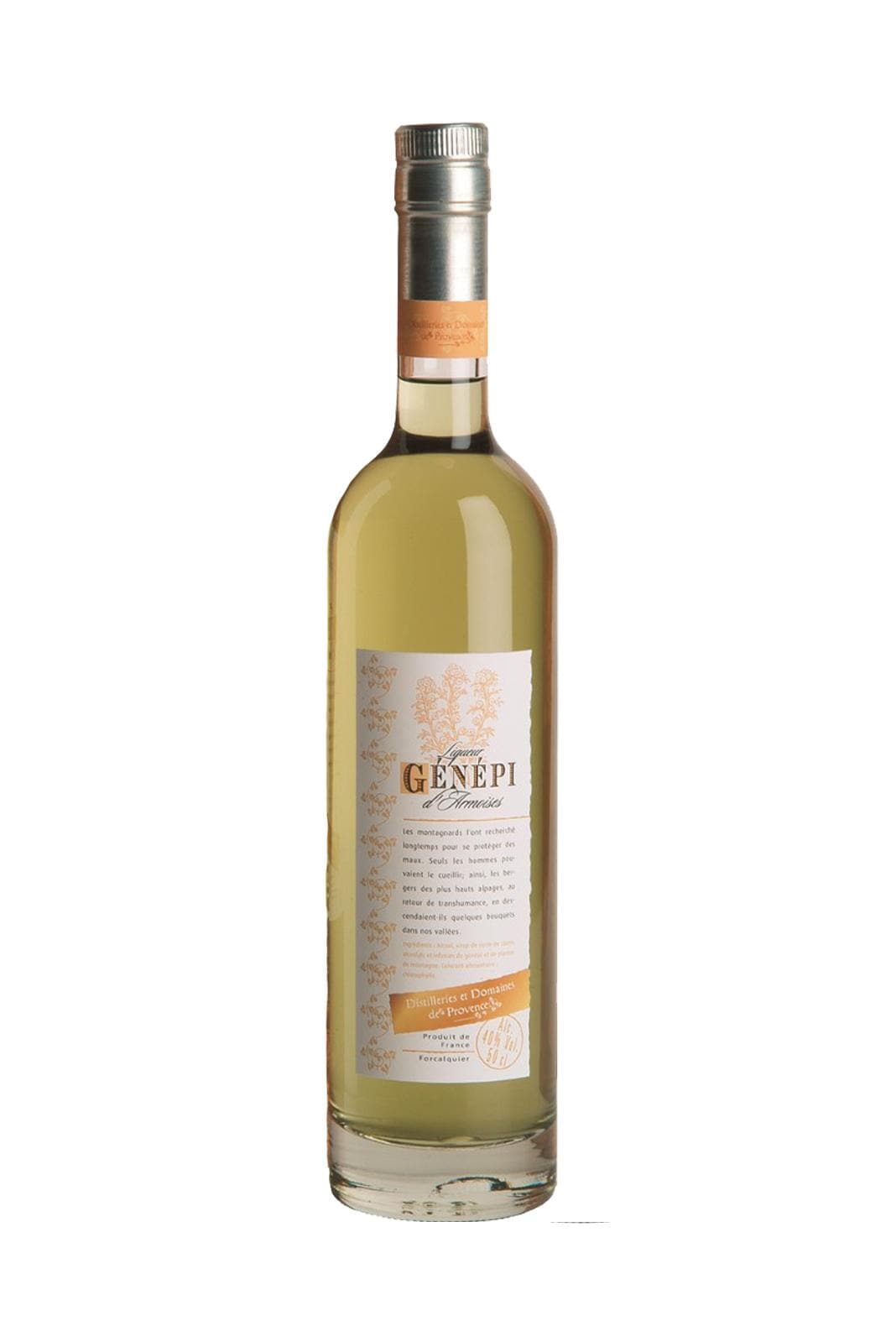 Distillerie et Domaines de Provence Liqueur de Genepi 40% 500ml | Liqueurs | Shop online at Spirits of France