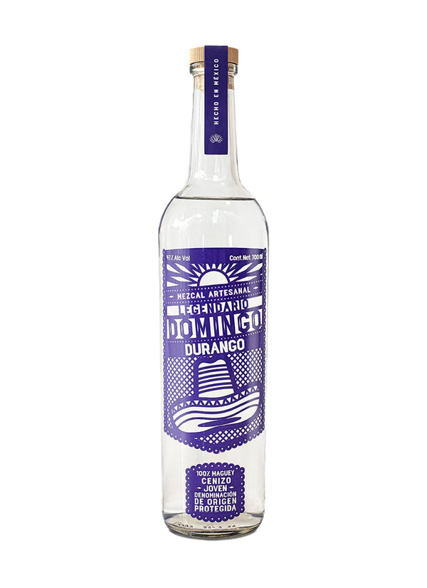 Domingo Mezcal Durango Cenizo 47% 700ml | Liquor & Spirits | Shop online at Liquor Wine Cave