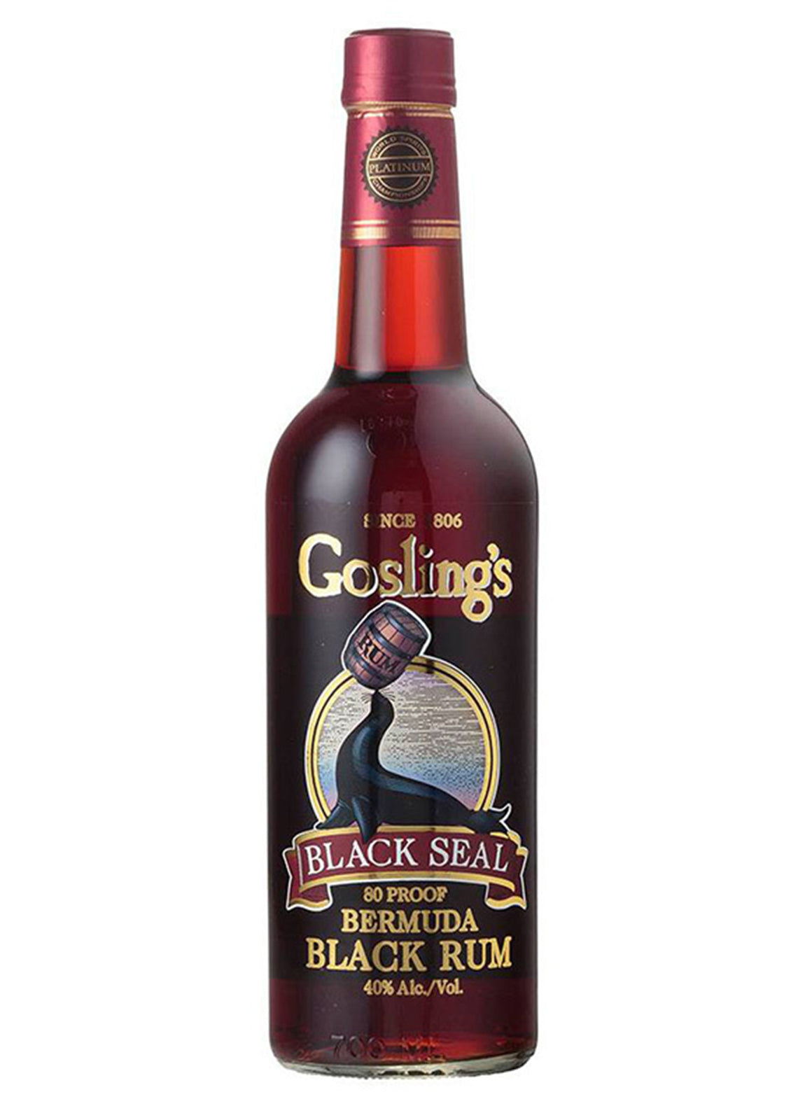 Goslings Rum 700ml bottle, Bermuda