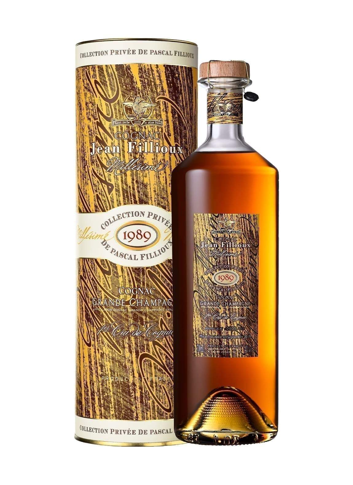 Jean Fillioux 1989 Cognac Grand Champgne 43% 700ml | Brandy | Shop online at Spirits of France