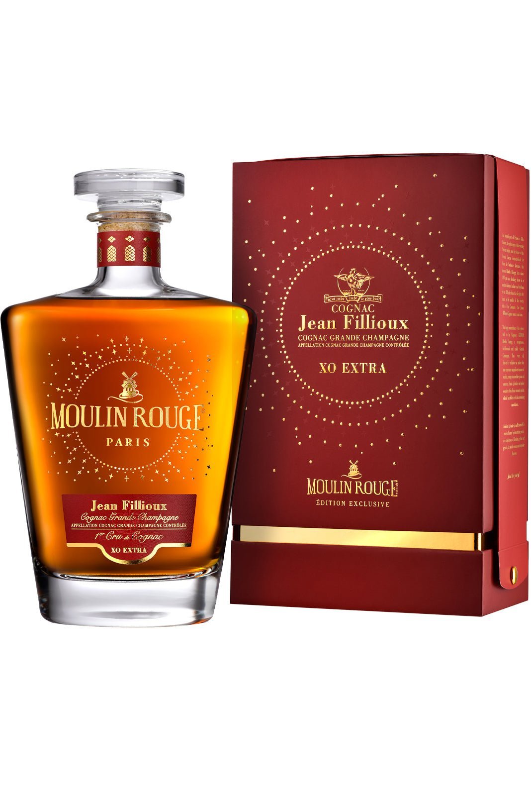 Jean Fillioux Moulin Rouge 30 Years Grand Champagne Cognac 40% 700ml - Cognac - Liquor Wine Cave