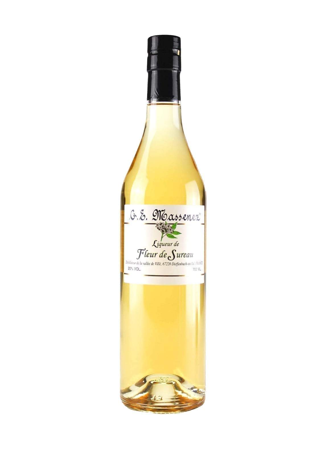 Massenez Elderflower Liqueur 20% 700ml | Liqueurs | Shop online at Spirits of France