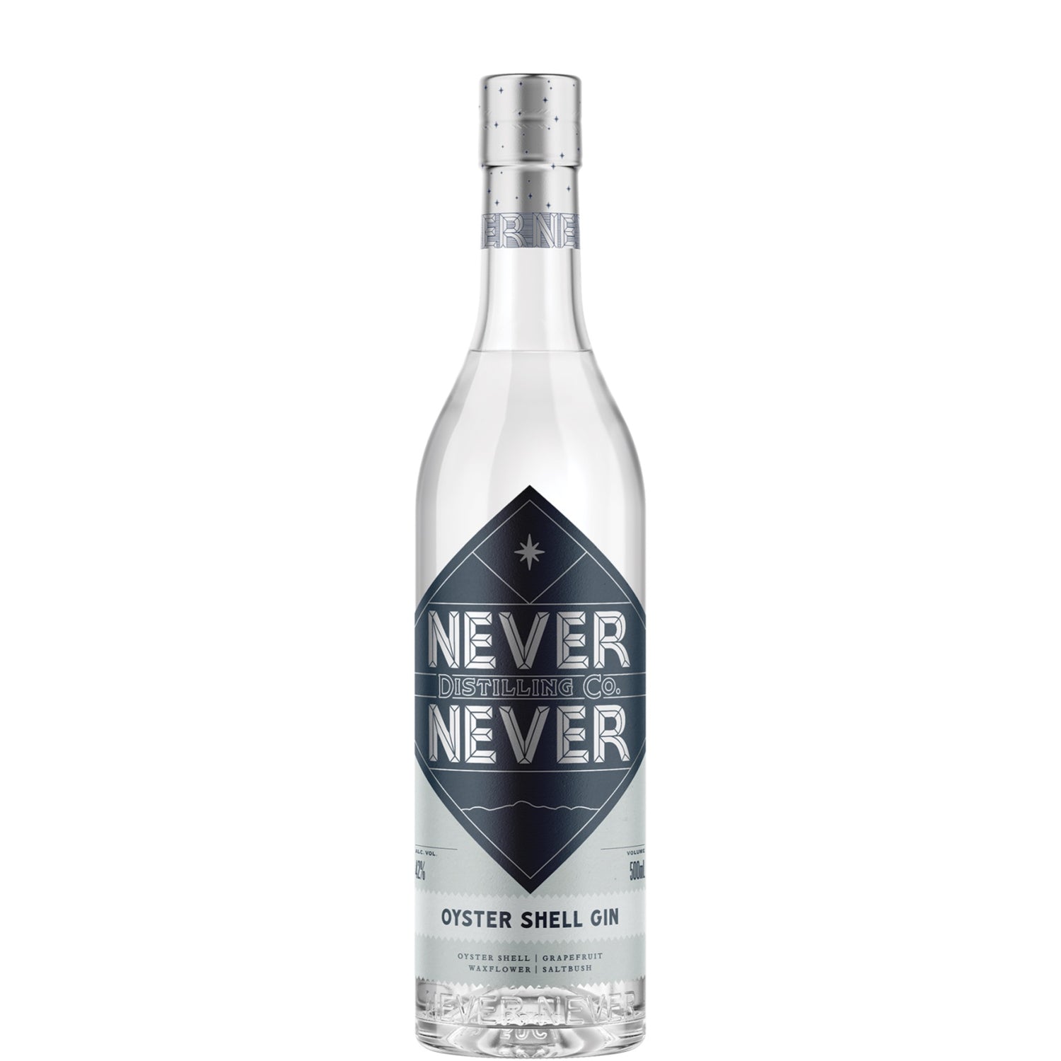 Ginebra con cáscara de ostras Never Never Dark Series 500 ml