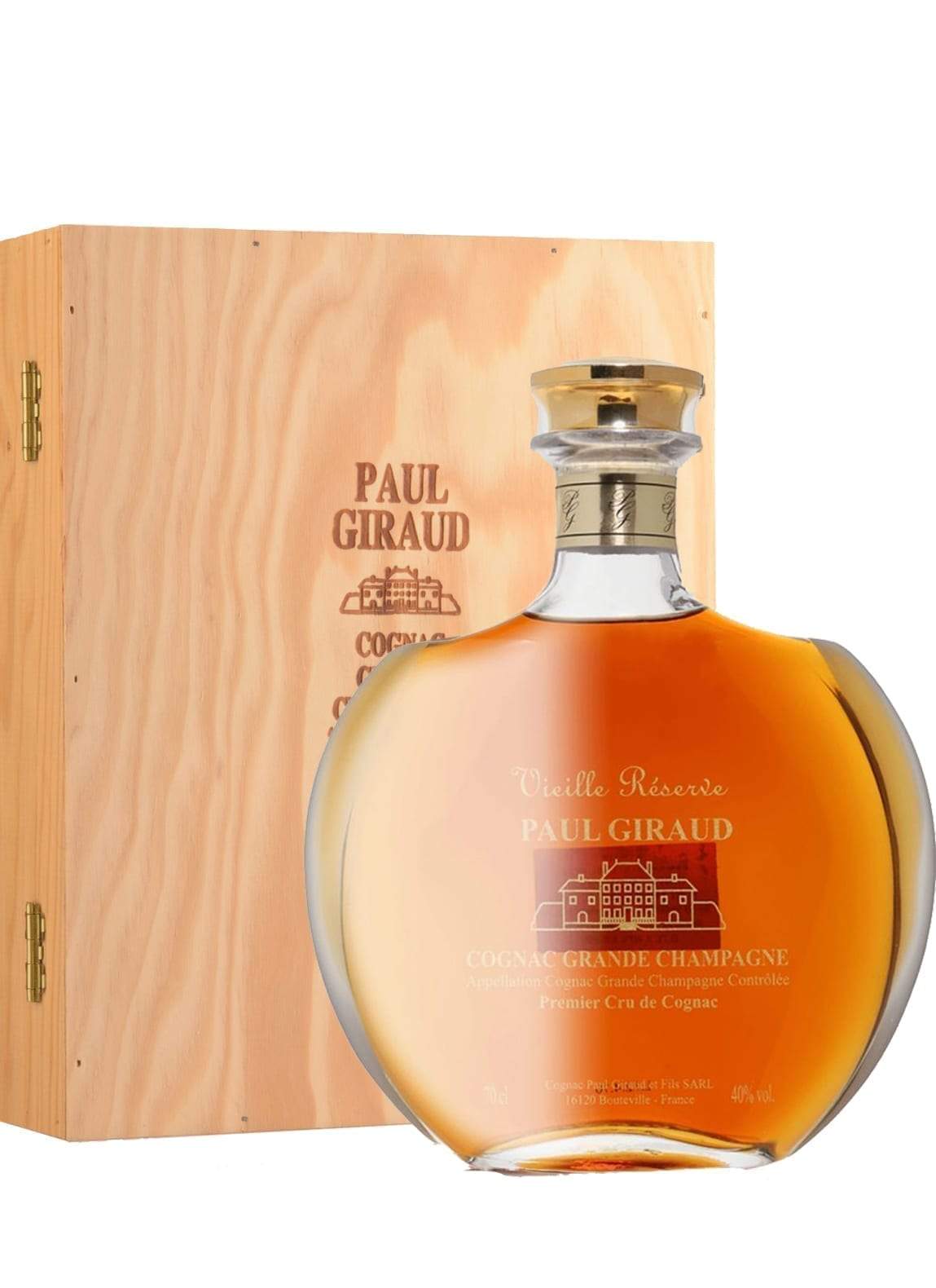 Paul Giraud Cognac Grande Champagne XO Heylante 25yrs 40% 700ml | Cognac | Shop online at Spirits of France