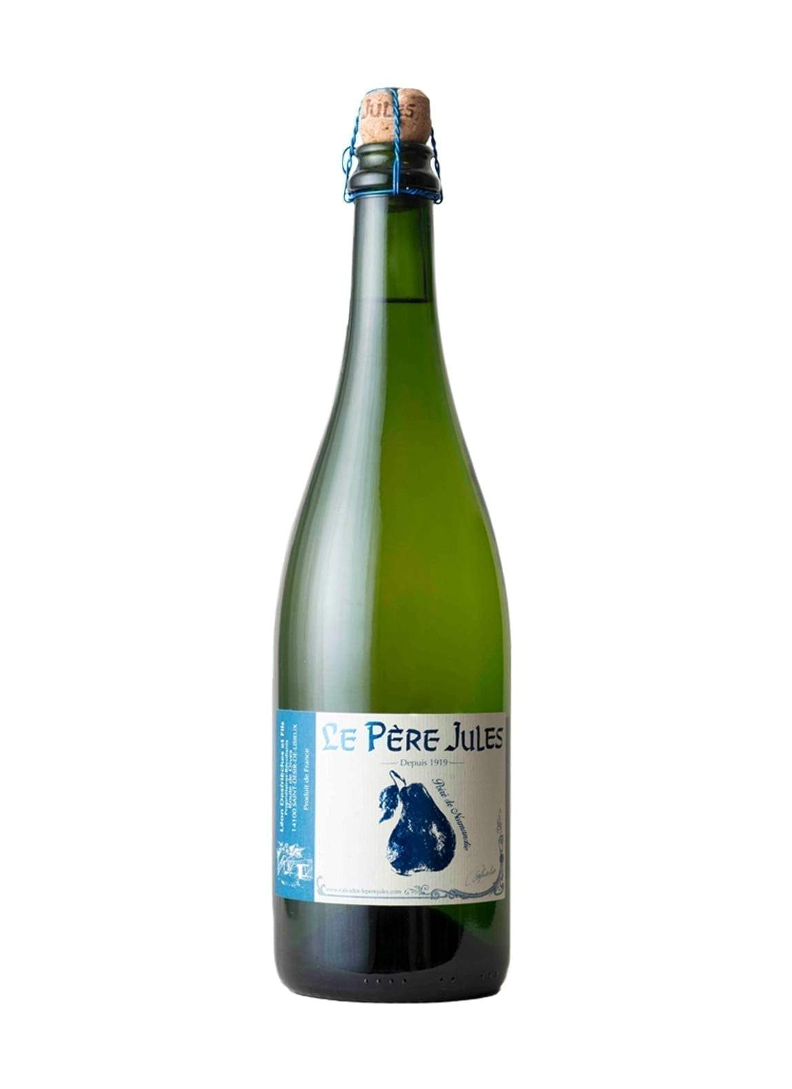 Pere Jules Poire Bouche (semi-dry Pear cider) Pays d'Auge 4% 750ml | Hard Cider | Shop online at Spirits of France