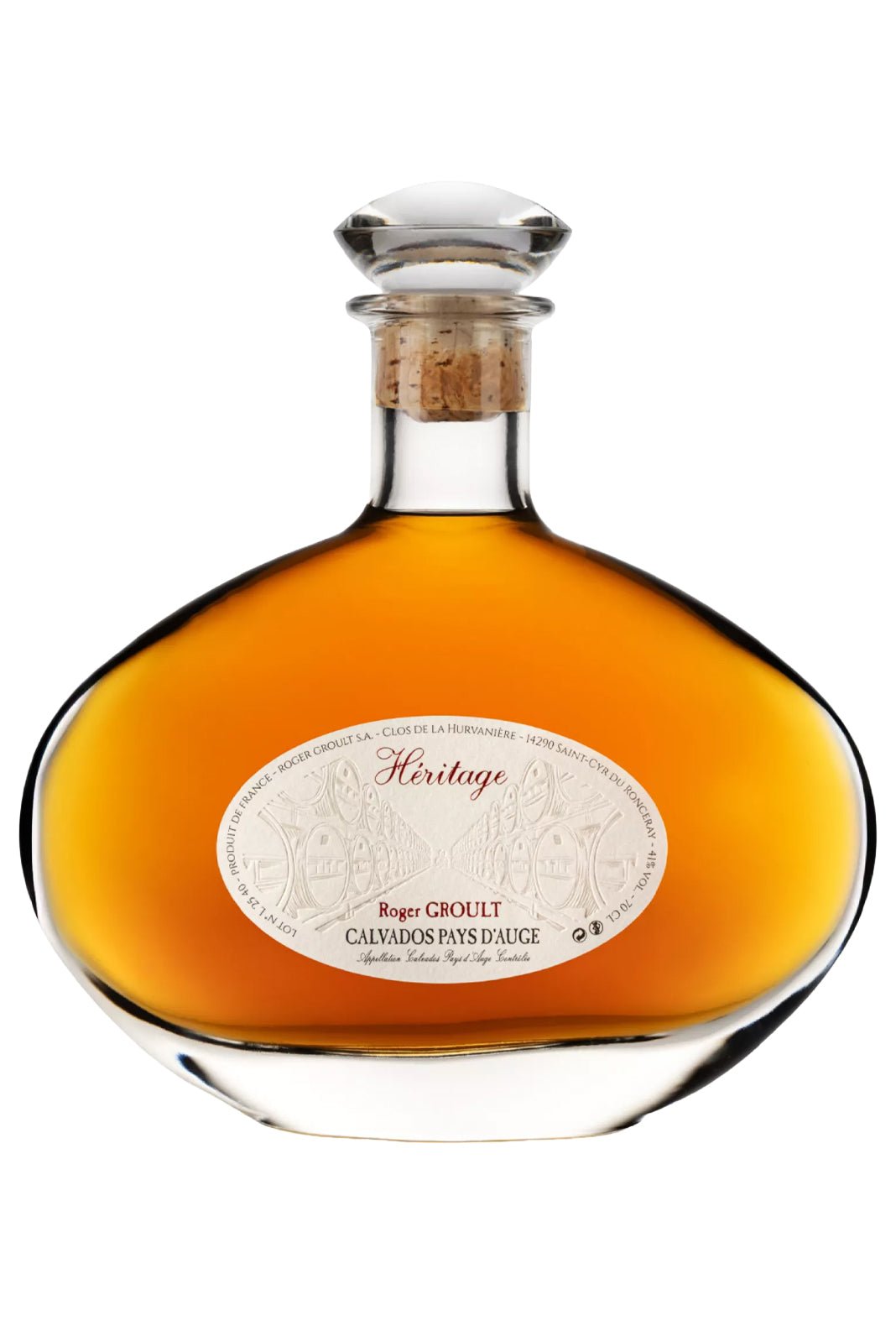Roger Groult Calvados Heritage Pays d'Auge 41% 700ml