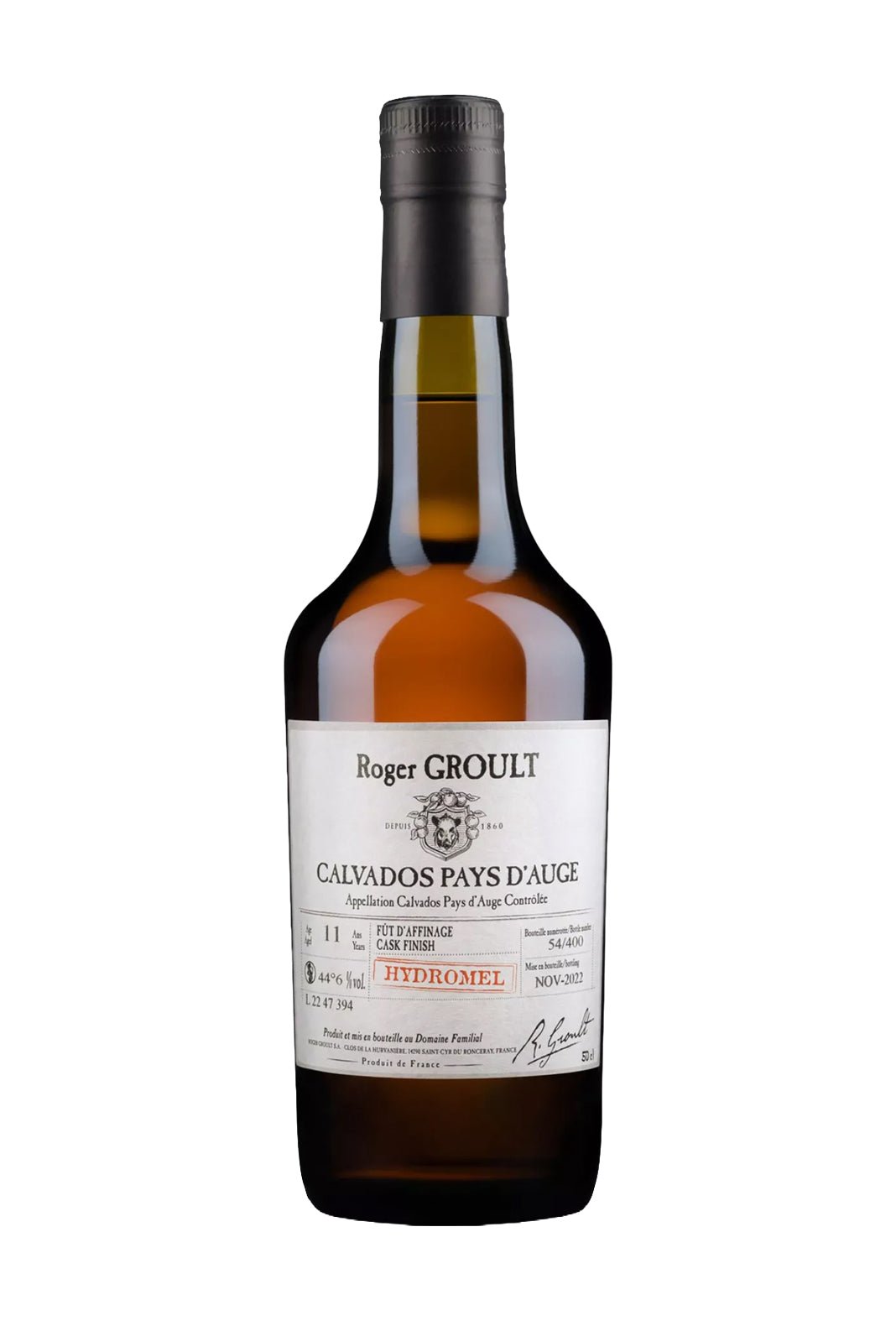 Roger Groult Calvados Hydromel Pays d'Auge 44.6% 500ml