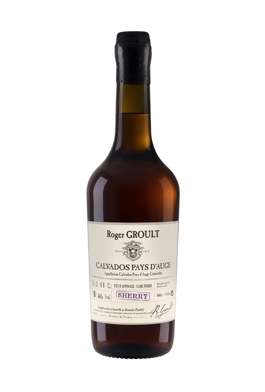 Roger Groult Calvados Sherry Cask Finish 46% 700ml