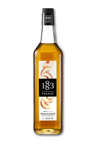 1883 Routin White Peach Syrup 1 LItre - Syrups /Cordials - Liquor Wine Cave