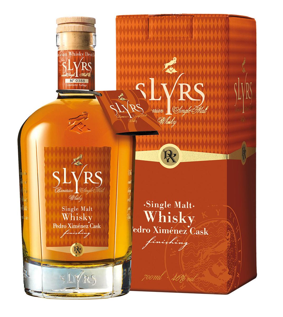 Whisky de pura malta Slyrs Pedro Ximénez con acabado en barrica