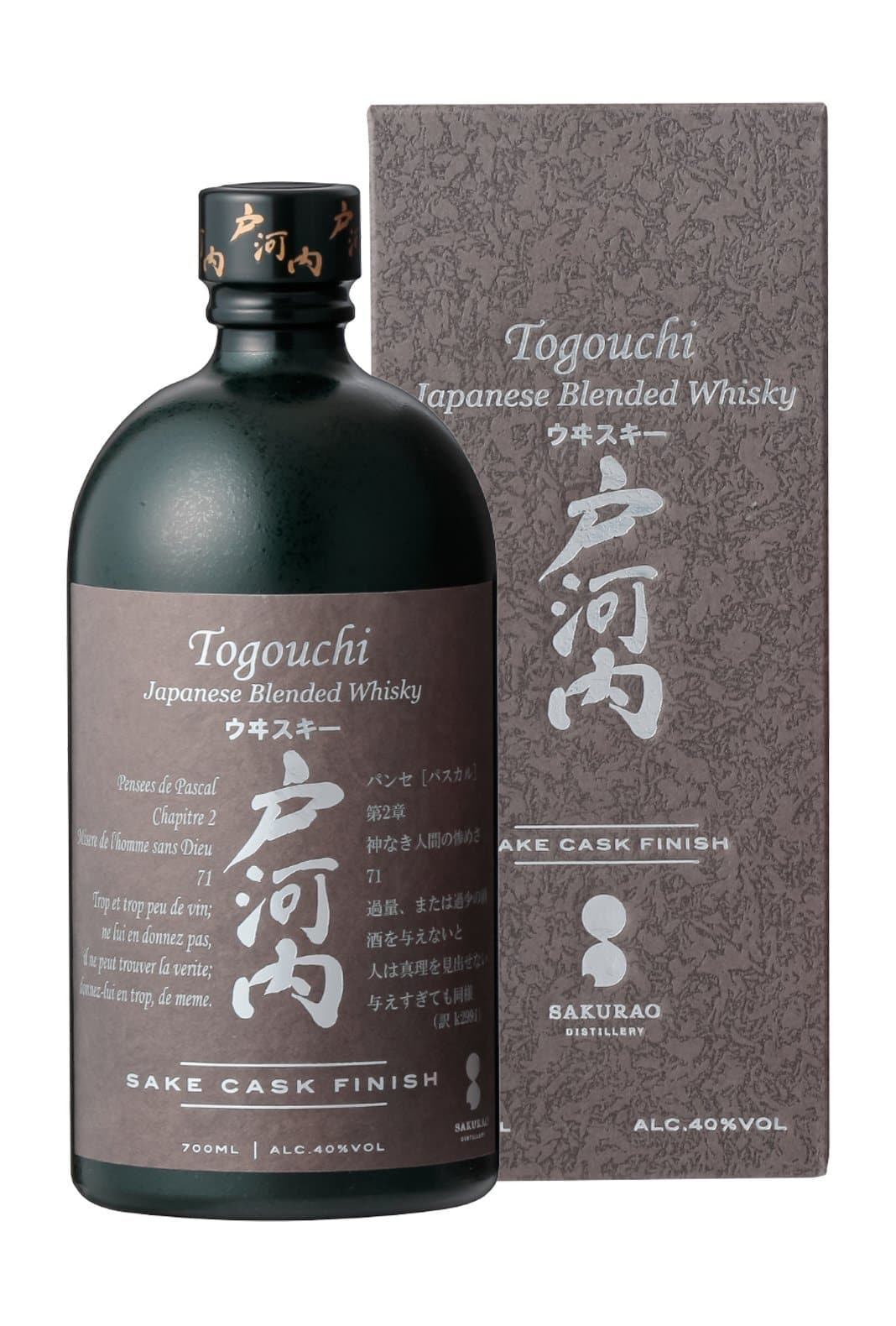Togouchi Sake Cask Finish Japanese Whisky 40% 700ml