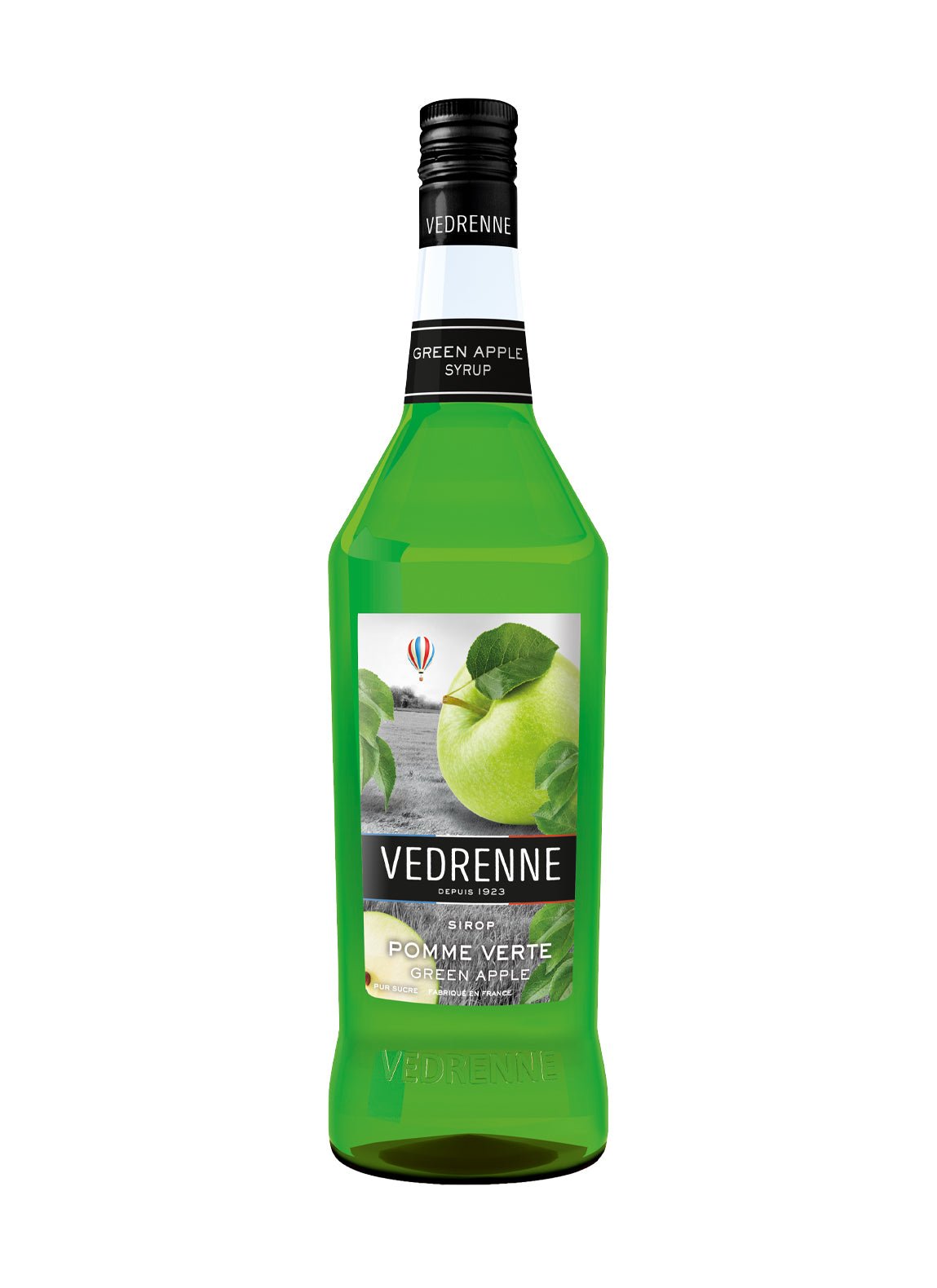 Vedrenne Green Apple Syrup 0% 1000ml - Cordial - Liquor Wine Cave