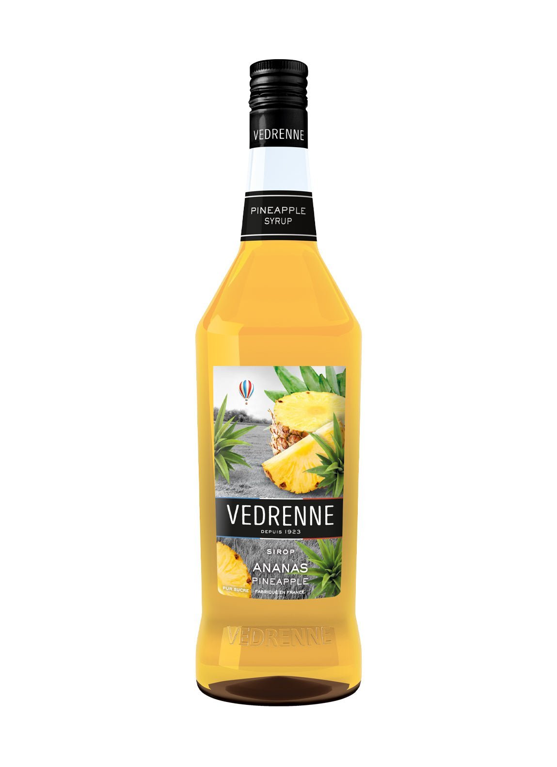 Vedrenne Pineapple Syrup 0% 1000ml - Cordial - Liquor Wine Cave