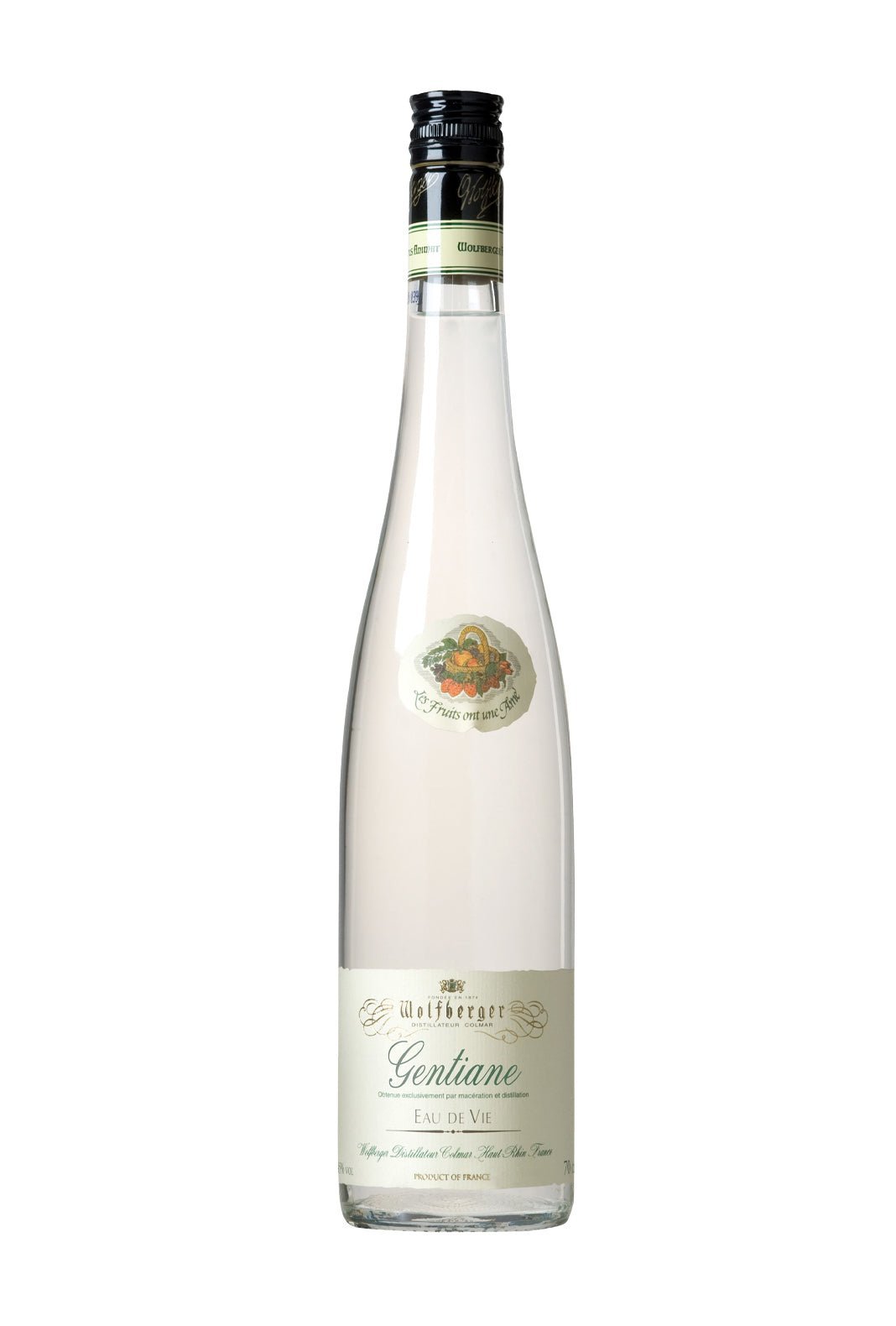 Wolfberger Eau de Vie Gentiane 45% 700ml - Eau de Vie - Liquor Wine Cave