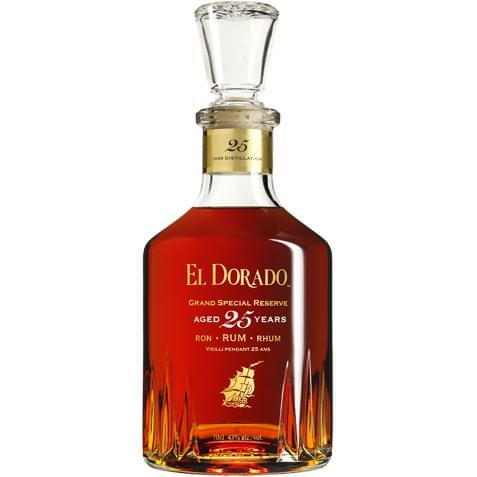 El Dorado Rum 25yo bottle, Guyana