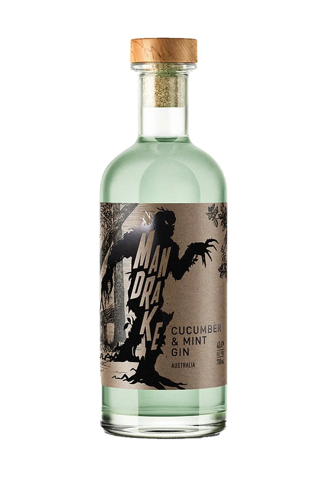 Mandrake Cucumber & Mint Gin 40.4% 700ml - Gin - Liquor Wine Cave