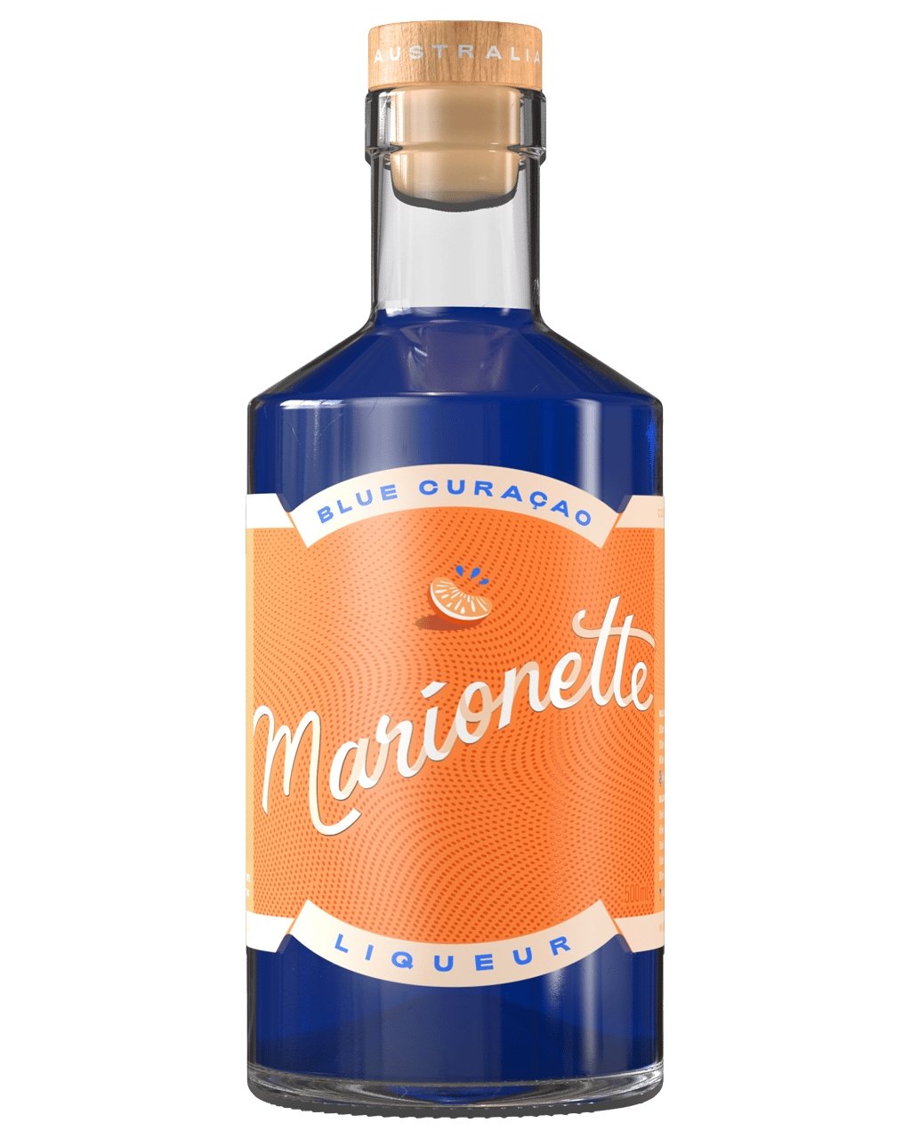 Marionette Blue Curacao Liqueur - Liqueur - Liquor Wine Cave