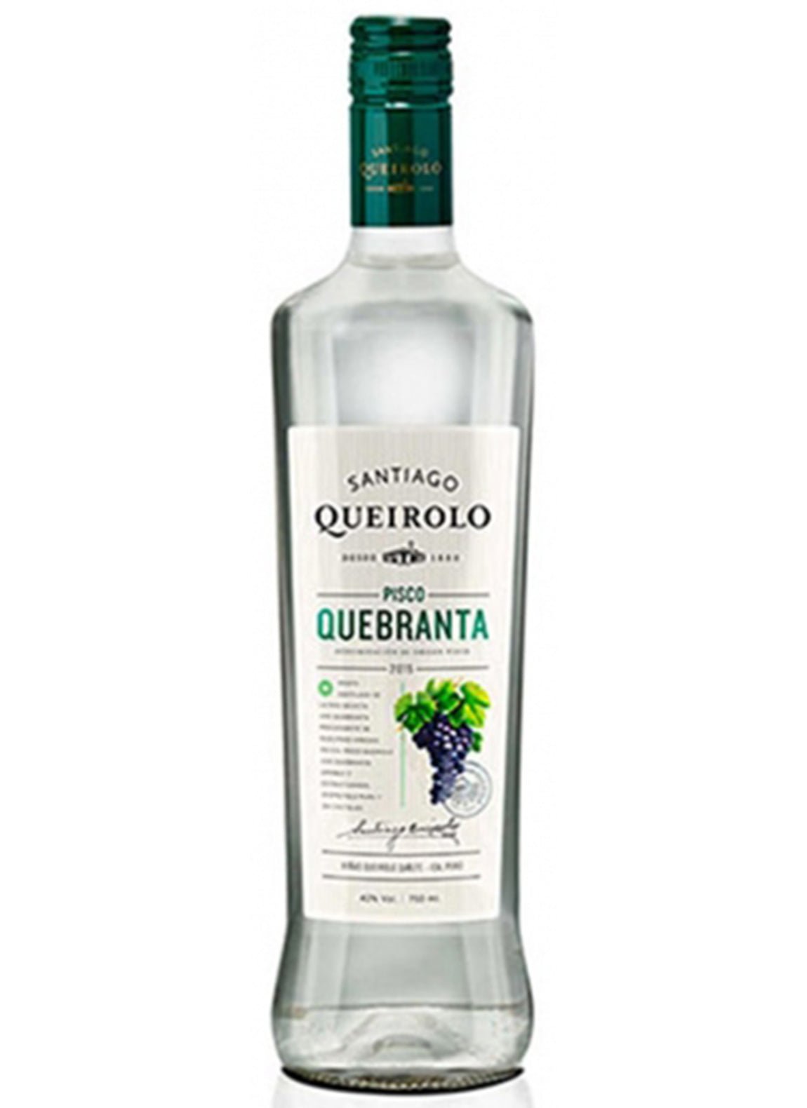 Santiago Quabrante Pisco 700ml - Pisco - Liquor Wine Cave