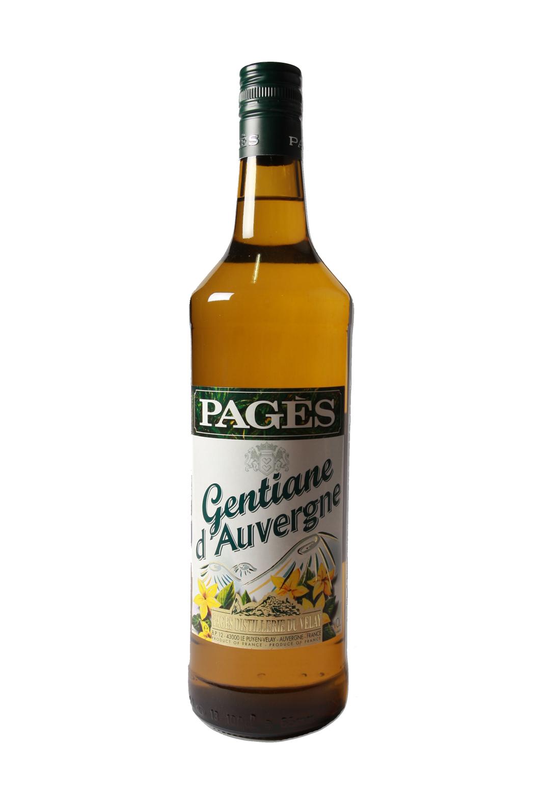 Vedrenne-Pages Gentiane d'Auvergne 16% 1000ml - Aperitif - Liquor Wine Cave