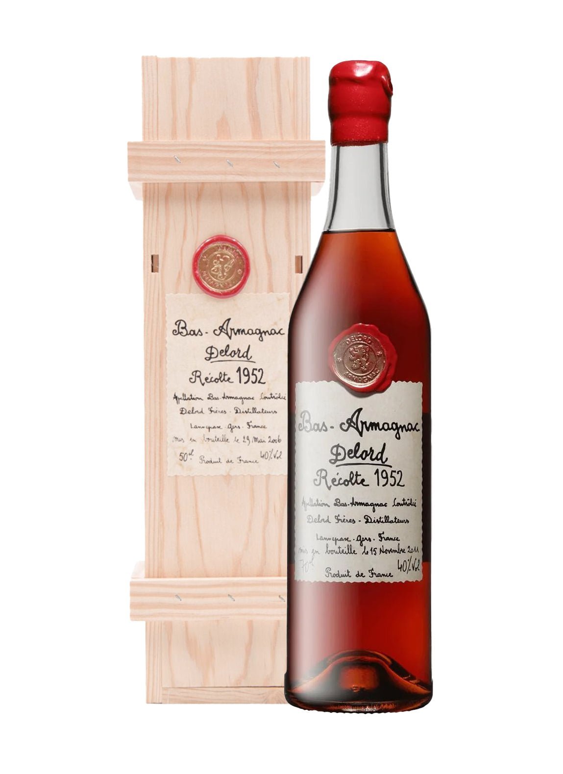 Delord 1952 Bas Armagnac 40% 700ml - Brandy - Liquor Wine Cave