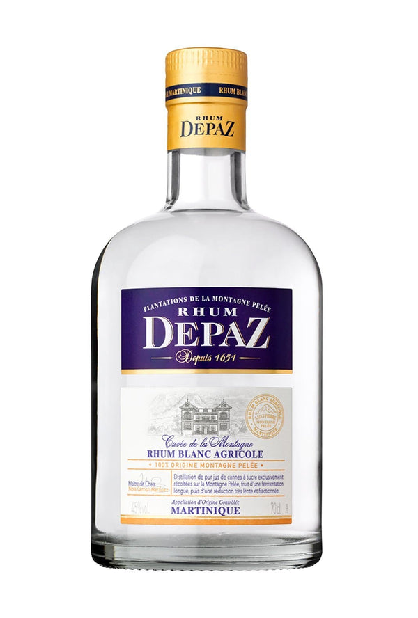 Depaz Rum Blanc (white) Montagne Pelee 45% 700ml | Rum | Shop online at Liquor Wine Cave