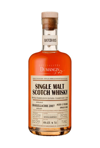Batch 015 Craigellachie (Scotland) 2007 Single Malt Whisky 48% 700ml
