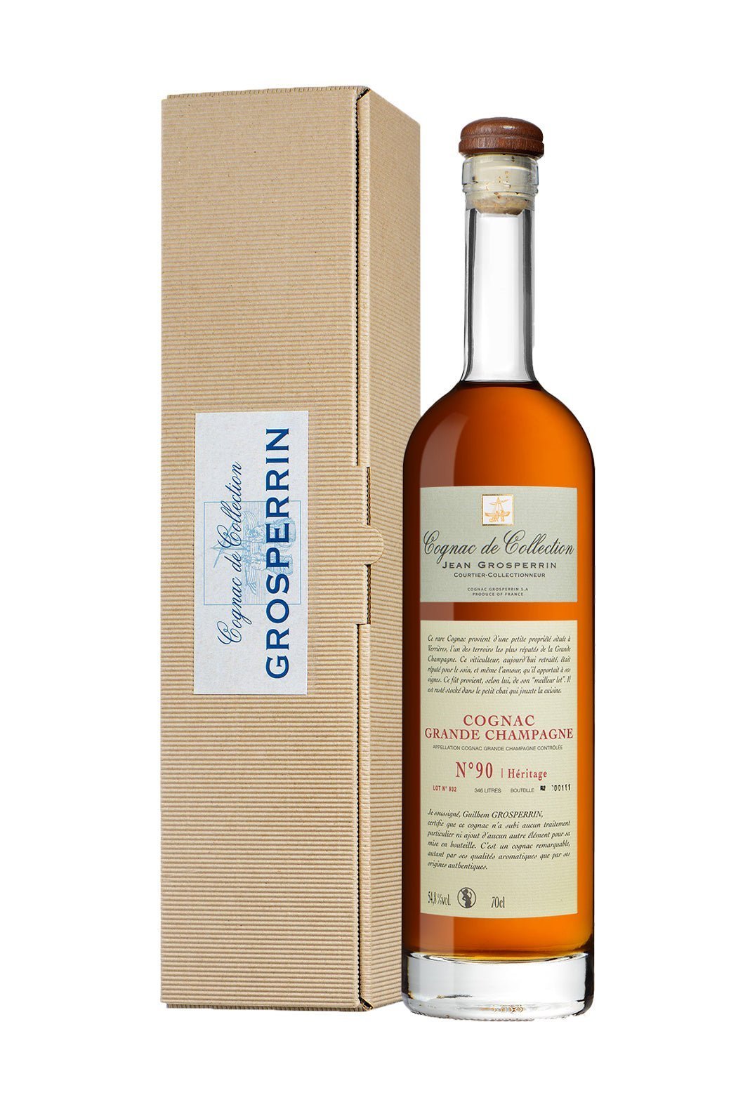 Grosperrin Cognac GC No.90 54.8% 700ml - Cognac - Liquor Wine Cave