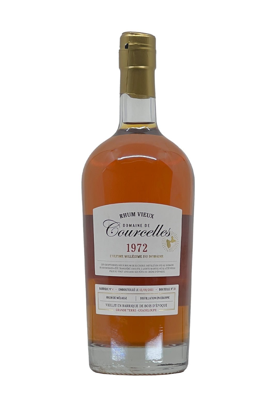 Labat Rum 1972 Courcelles 42% 700ml - Rum - Liquor Wine Cave