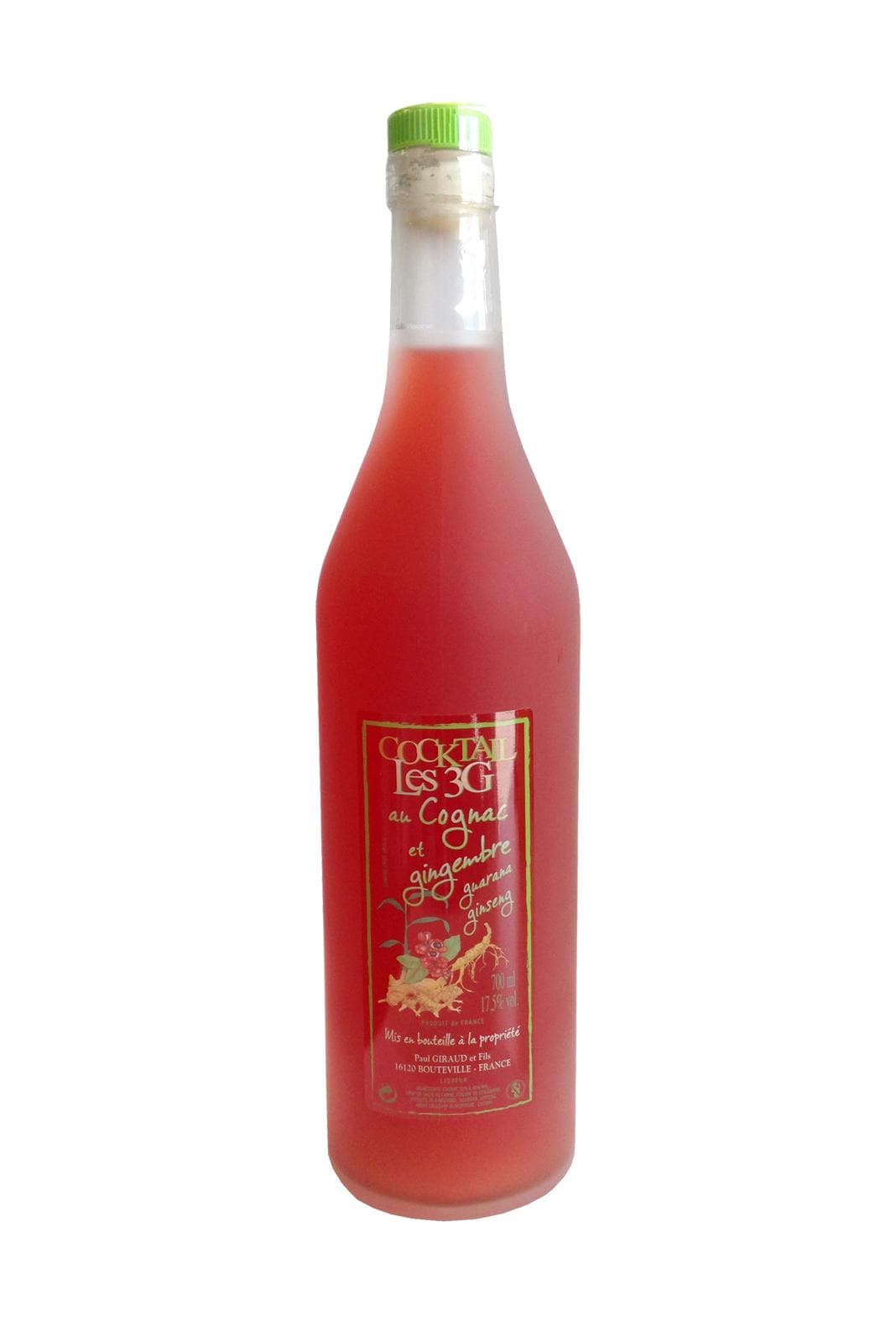 Paul Giraud Liqueur Gingembre (Ginger + Grande Champagne Cognac) 17.5% 700ml bottle, France